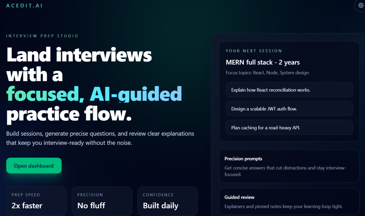 Acedit.ai Interview Preparation